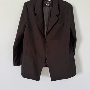 Vero Moda Curve Black Corset Blazer – women’s plus Size US 16